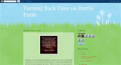 Desktop Screenshot of burrisfarm.blogspot.com