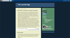 Desktop Screenshot of lyonvillesaga.blogspot.com
