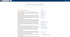Desktop Screenshot of egonmagazine.blogspot.com