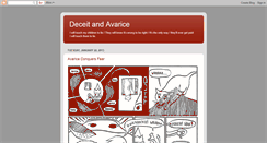 Desktop Screenshot of deceitandavarice.blogspot.com