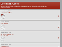 Tablet Screenshot of deceitandavarice.blogspot.com