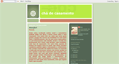 Desktop Screenshot of chadecasamento.blogspot.com