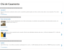 Tablet Screenshot of chadecasamento.blogspot.com