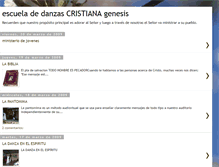 Tablet Screenshot of escueladedanzascristiana.blogspot.com