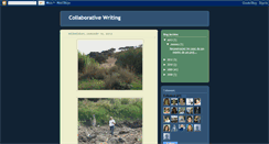 Desktop Screenshot of collaborativewriting09.blogspot.com