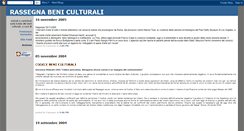 Desktop Screenshot of beniculturali.blogspot.com