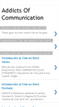 Mobile Screenshot of addictsofcommunication.blogspot.com