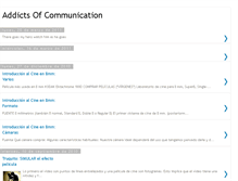 Tablet Screenshot of addictsofcommunication.blogspot.com