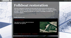 Desktop Screenshot of folkboat-restoration.blogspot.com