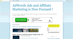 Desktop Screenshot of adwordsadsnowfocused.blogspot.com