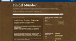 Desktop Screenshot of fin-del-mundo-msig.blogspot.com