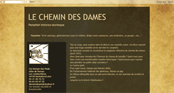 Desktop Screenshot of lechemindesdames.blogspot.com