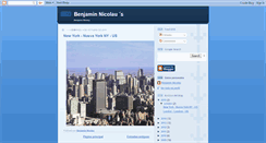 Desktop Screenshot of benjamin-nicolau.blogspot.com