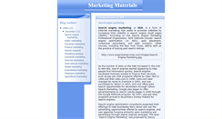 Desktop Screenshot of bizmarketingmaterials.blogspot.com