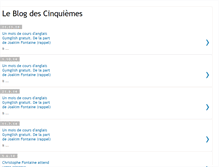 Tablet Screenshot of cinquiemee.blogspot.com