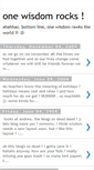 Mobile Screenshot of onewisdom.blogspot.com