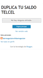 Mobile Screenshot of duplica-tu-saldo-telcel.blogspot.com