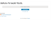 Tablet Screenshot of duplica-tu-saldo-telcel.blogspot.com