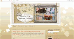 Desktop Screenshot of annettescreativejourney.blogspot.com