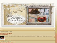 Tablet Screenshot of annettescreativejourney.blogspot.com