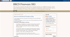 Desktop Screenshot of brcsfreewaresig.blogspot.com