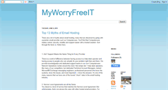 Desktop Screenshot of myworryfreeit.blogspot.com