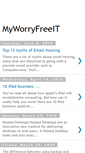 Mobile Screenshot of myworryfreeit.blogspot.com