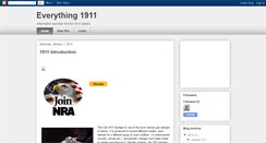 Desktop Screenshot of 1911handgun.blogspot.com