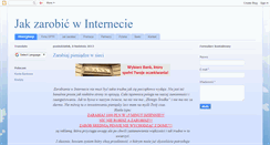 Desktop Screenshot of jakzarobicwsieci.blogspot.com
