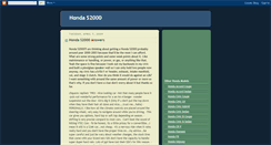 Desktop Screenshot of honda-s2000-auto.blogspot.com