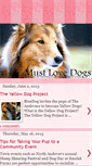 Mobile Screenshot of mustlovedogs-kim.blogspot.com