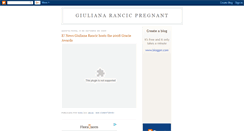 Desktop Screenshot of giulianarancicpregnant.blogspot.com