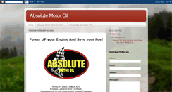 Desktop Screenshot of absolutemotoroil.blogspot.com