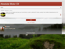 Tablet Screenshot of absolutemotoroil.blogspot.com