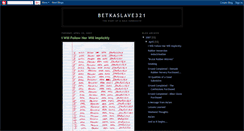 Desktop Screenshot of betkaslave321.blogspot.com