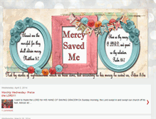 Tablet Screenshot of mercysavedme.blogspot.com