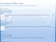 Tablet Screenshot of growingupinwillowcreek.blogspot.com