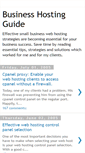 Mobile Screenshot of business-hosting.blogspot.com