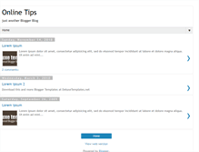 Tablet Screenshot of onlinetips-deluxetemplates.blogspot.com