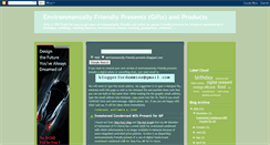Desktop Screenshot of environmentally-friendly-presents.blogspot.com