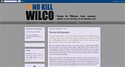 Desktop Screenshot of nokillwilco.blogspot.com