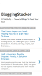 Mobile Screenshot of bloggingstocker.blogspot.com