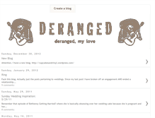 Tablet Screenshot of derangedmylove.blogspot.com