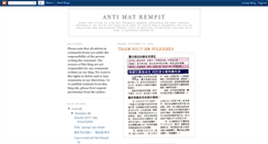 Desktop Screenshot of antimatrempit.blogspot.com