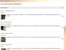 Tablet Screenshot of comiendosemadrid.blogspot.com