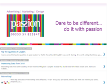 Tablet Screenshot of passionforcreative.blogspot.com