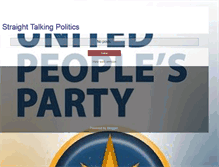 Tablet Screenshot of chrisunitedpeoplesparty.blogspot.com