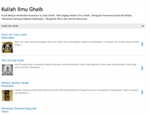 Tablet Screenshot of kuliahilmughaib.blogspot.com