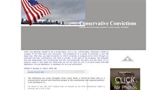 Desktop Screenshot of conservativeconvictions.blogspot.com