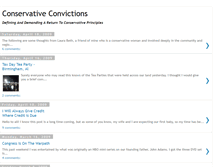 Tablet Screenshot of conservativeconvictions.blogspot.com